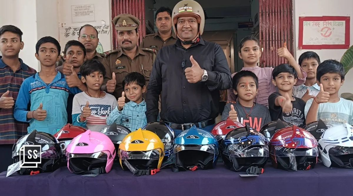 The Helmet Man is saving lives on Indian roads

