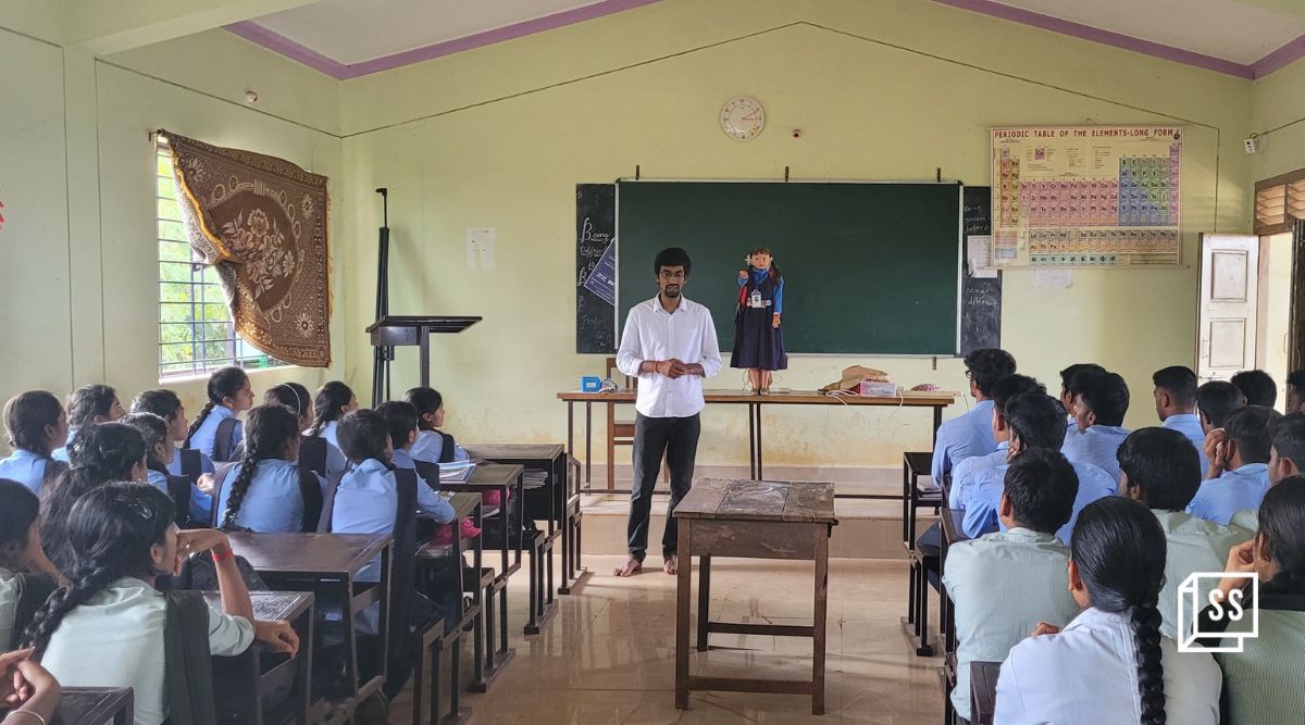 Humanoid robot Shiksha is making education fun and interesting for students in Karnataka