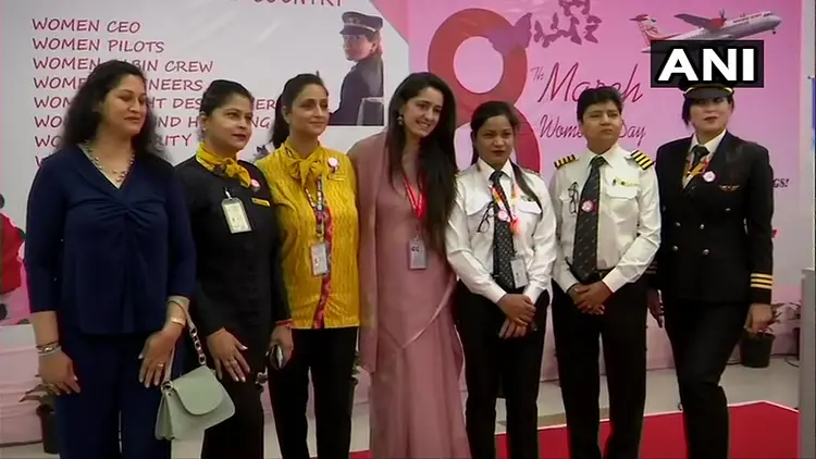 All-women crew fly Alliance Air maiden Delhi-Bareilly flight on International Women’s Day
