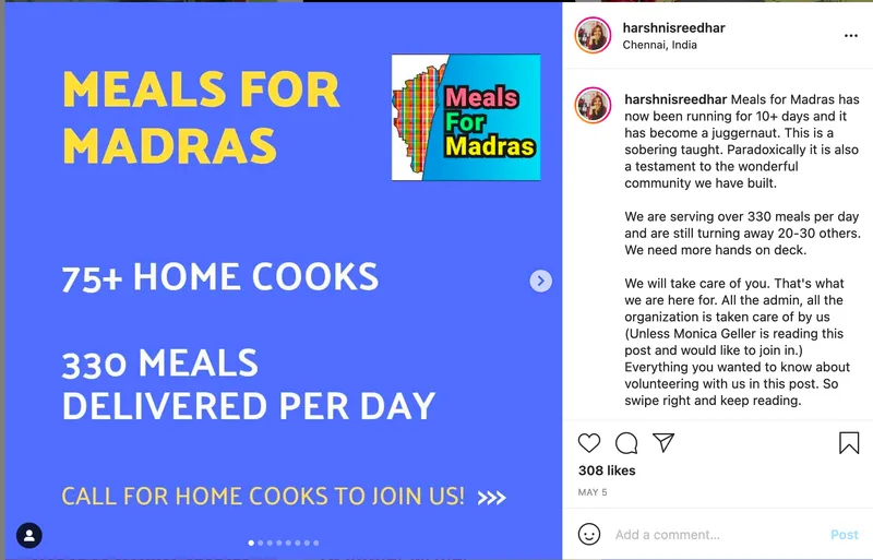 Meals for Madras