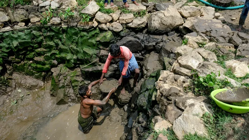 The group dewaters and desilts wells and open up its aquifers, a body of saturated rock through which water can move.
