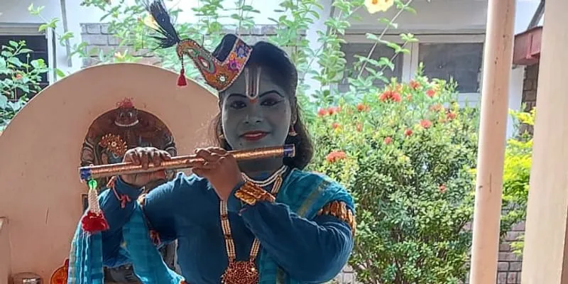 Bharathi as Krishna
