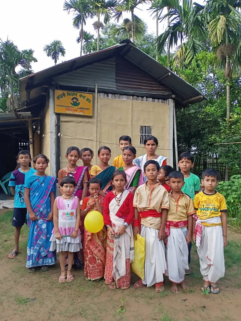 The Kitape Katha Koi community library in Jorhat.