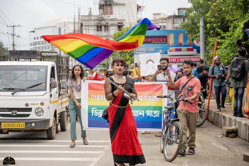 The Dibrugarh Pride March organised by Drishti Queer Collective in June 2022