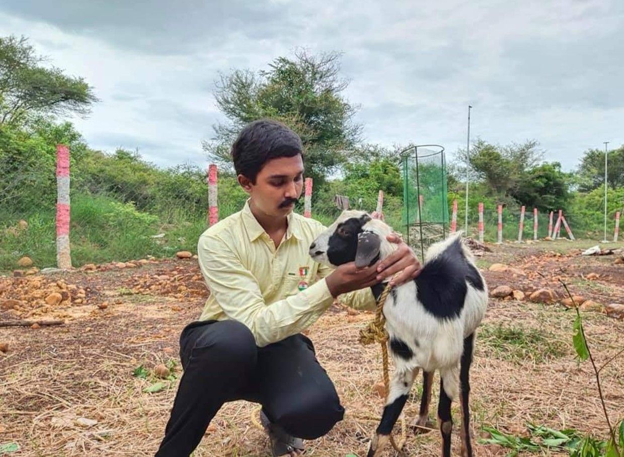 Sai Vignesh, animal activist and founder of Almighty Animal Care sanctuary.