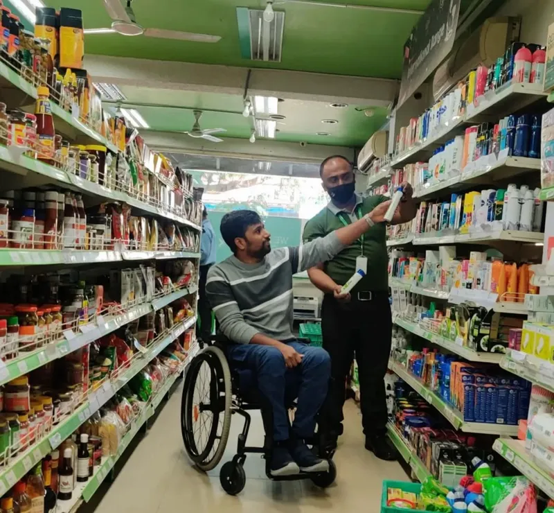 A wheelchair-friendly supermarket with design incorporations from Ramp My City