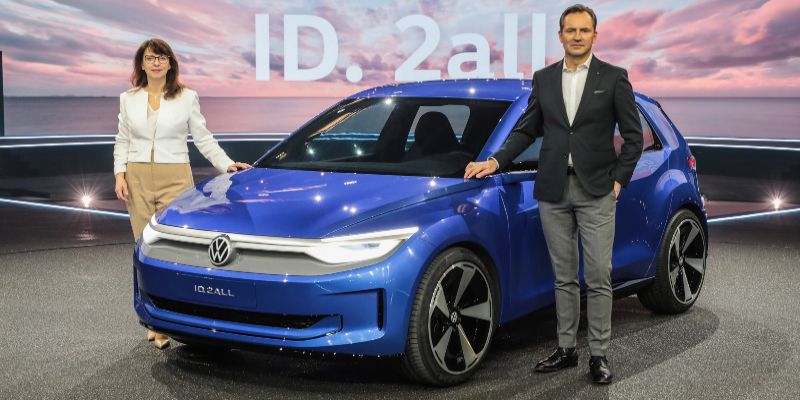 Volkswagen previews ID 2all electric hatch; global debut slated for 2025