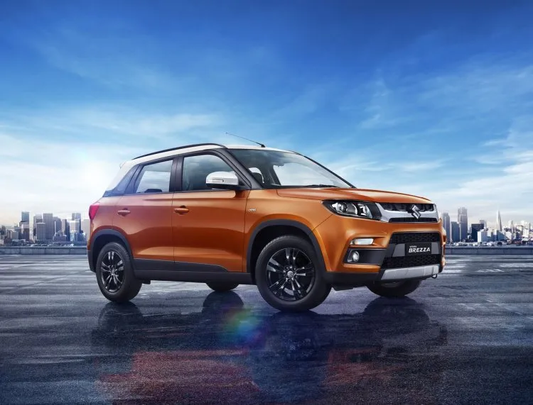Maruti Vitara Brezza front three quarters