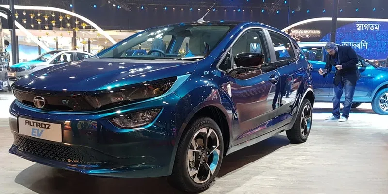 Tata Altroz EV at the Auto Expo 2020