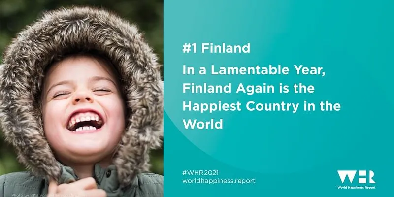 Finland is judged as the most happy nation