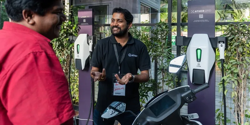 Ather Energy charging grid