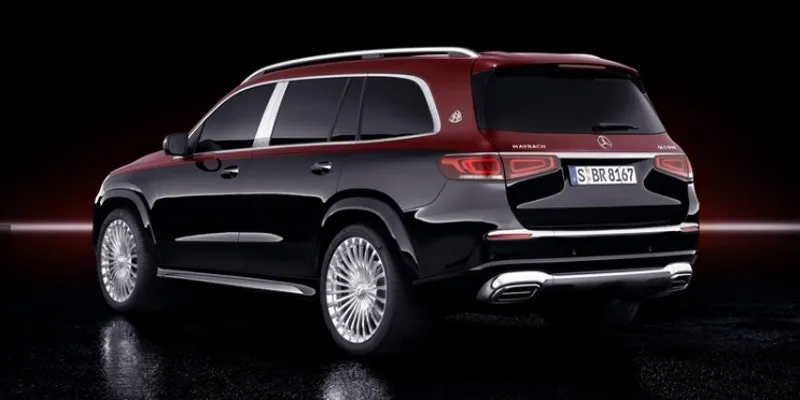 Mercedes Maybach GLS 600 rear three quarter