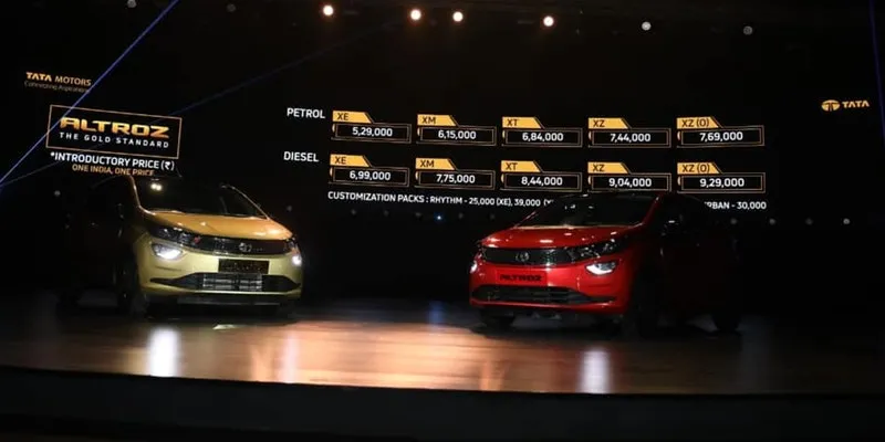 Tata Altroz price