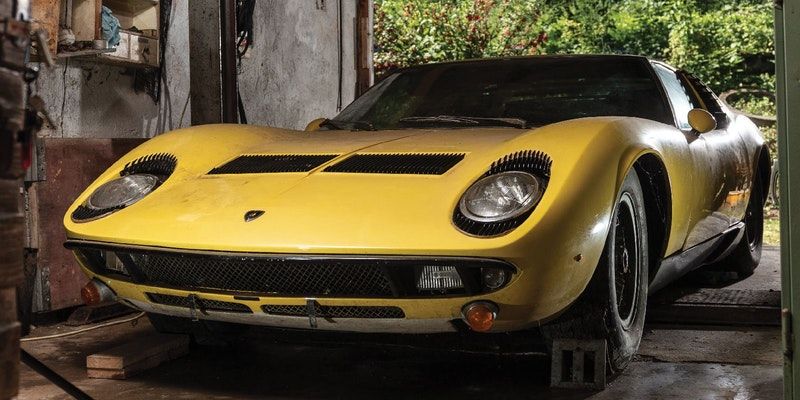 Rare 1969 Lamborghini Miura P400 S auctioned for $1.6M at Sotheby