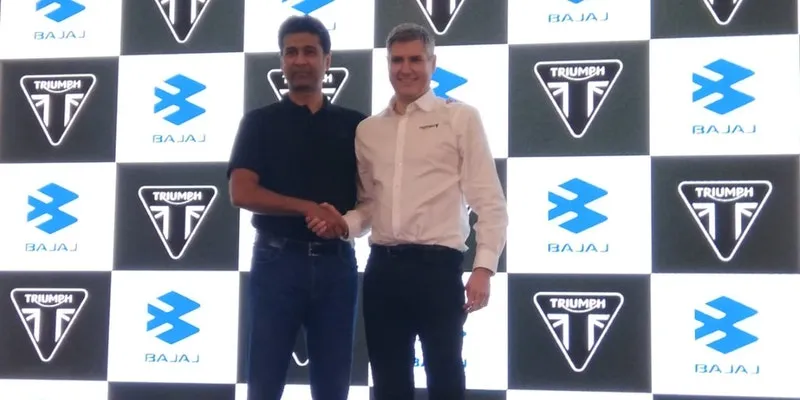 Bajaj Triumph partnership announcement