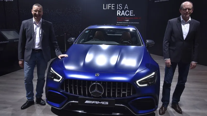 Mercedes-Benz AMG A Class at the Auto Expo 2020