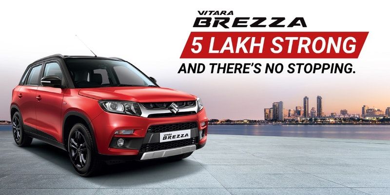 Maruti Vitara Brezza becomes the fastest compact SUV to cross 5 lakh sales milestone