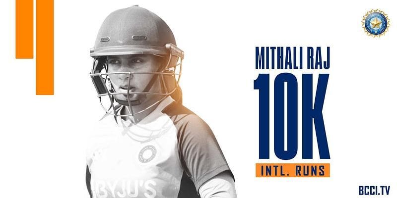 Creating history: Mithali Raj becomes first Indian woman cricketer to score 10,000 international runs
