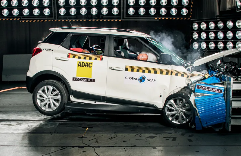 Mahindra XUV300 crash test
