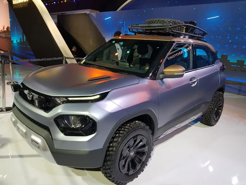 Tata HBX showcased at the Auto Expo 2020