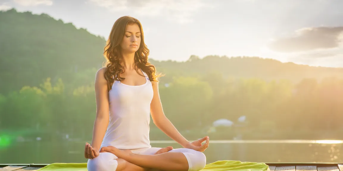 Carve out some quiet time on a busy work day with yoga