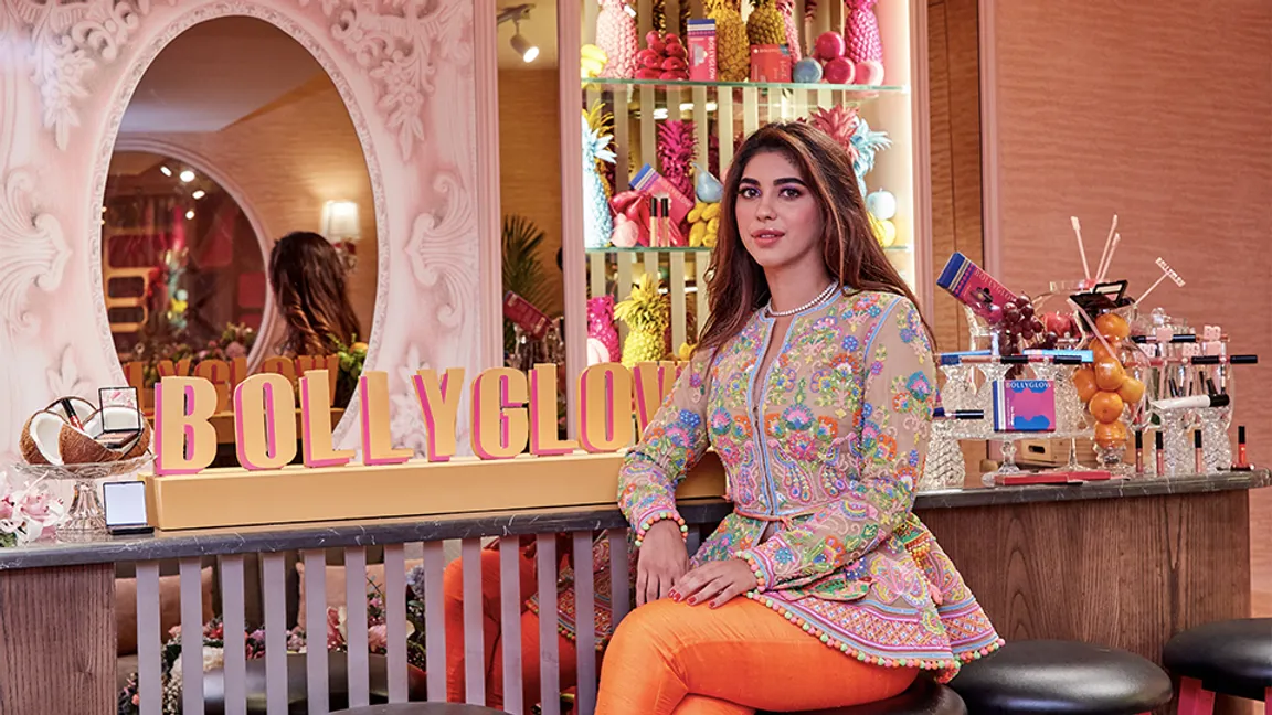 Meet Iman Allana, founder Bollyglow, who is empowering the beauty sector, one lipstick at a time from her office, designed by Gauri Khan