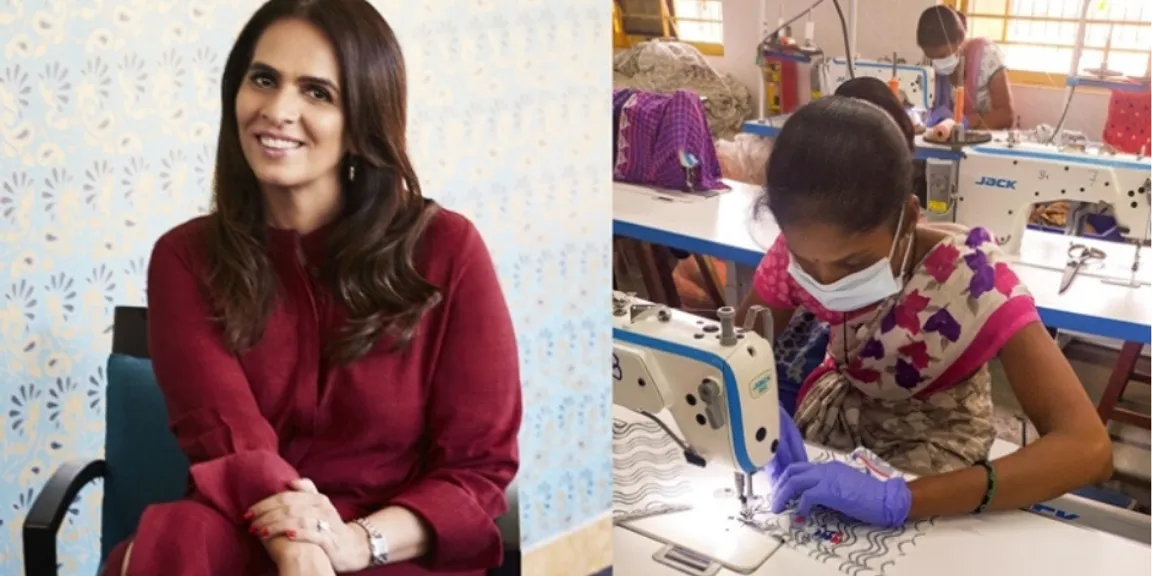 Fashion designer Anita Dongre will be producing masks to contribute in India's fight against the novel coronavirus