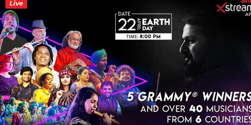 Over 40 artistes from around the world will unite for the 'Digital Concert Shine Your Light' on Earth Day