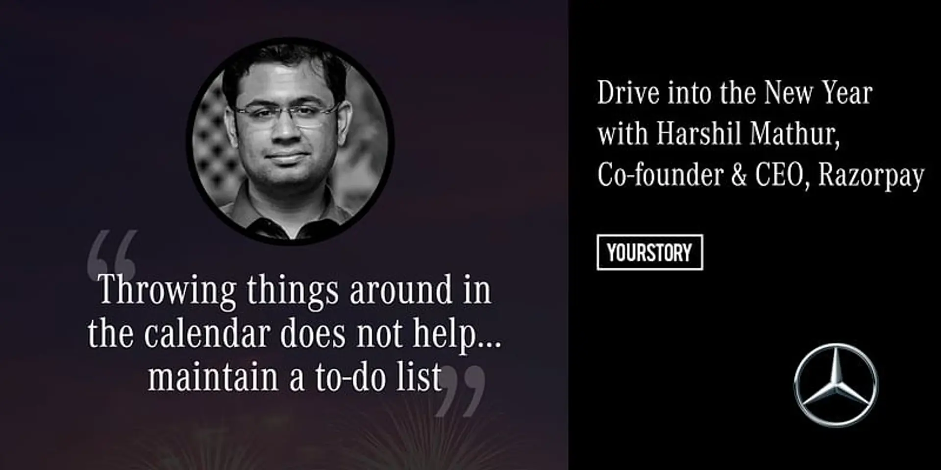Drive into the New Year with Harshil Mathur: Resilience, Tenet, and tennis top Razorpay founder’s to-do list for 2021
