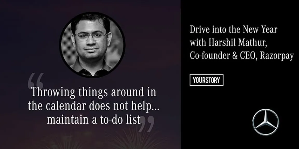 Drive into the New Year with Harshil Mathur: Resilience, Tenet, and tennis top Razorpay founder’s to-do list for 2021 
