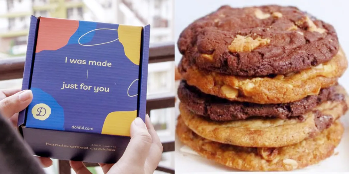 Baked with love: Dohful handcrafted cookies are being shipped all across India with an international touch
