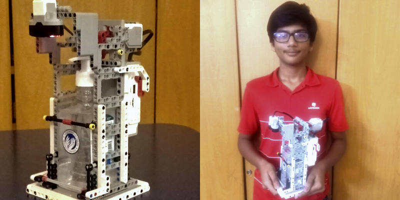 Meet 14 Year Old Krishn Gupta Who Built A No Touch Hand Sanitiser