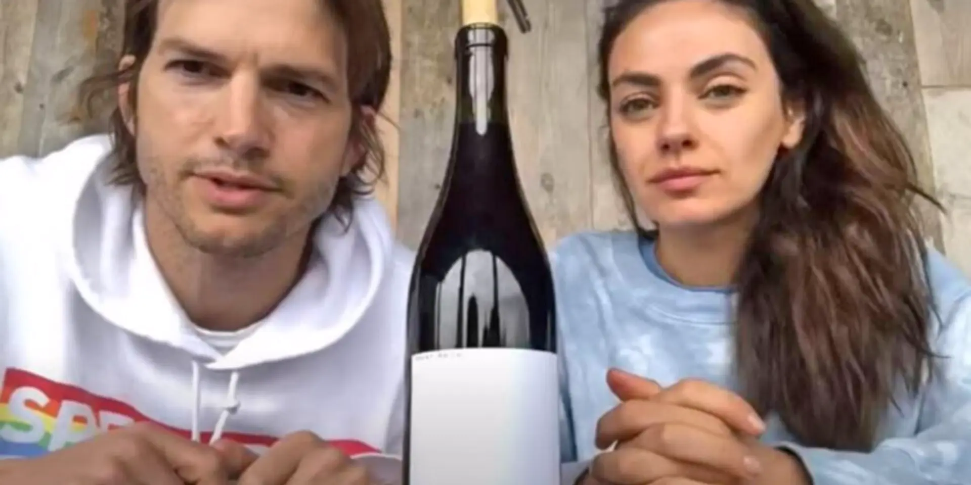 Ashton Kutcher and Mila Kunis launch ‘Quarantine Wine’ for a cause