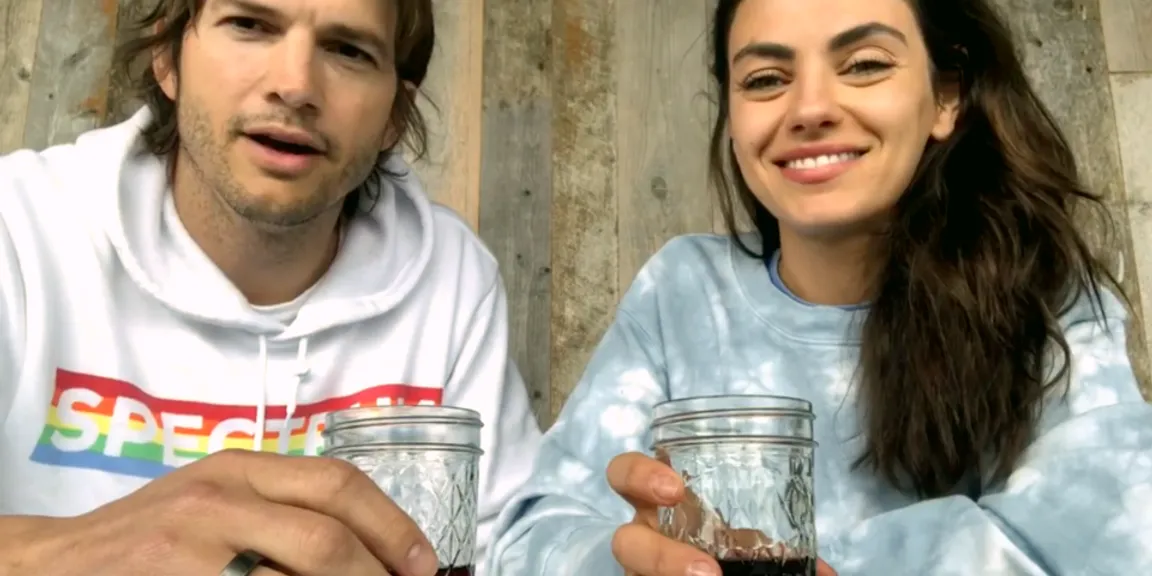 Ashton Kutcher and Mila Kunis launch ‘Quarantine Wine’ for a cause 