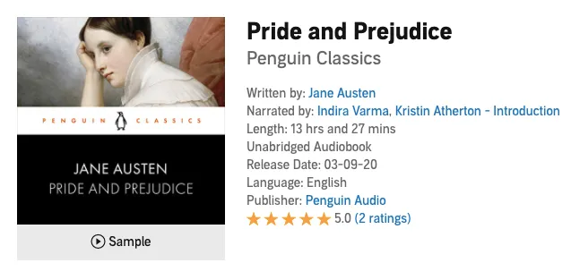 Pride and Prejudice