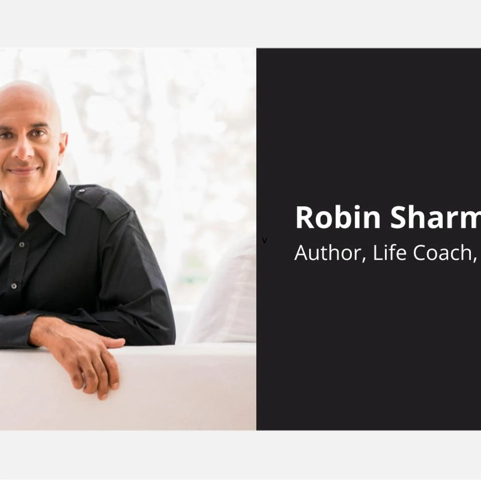 How to be an everyday hero - tips and more from the iconic Robin Sharma