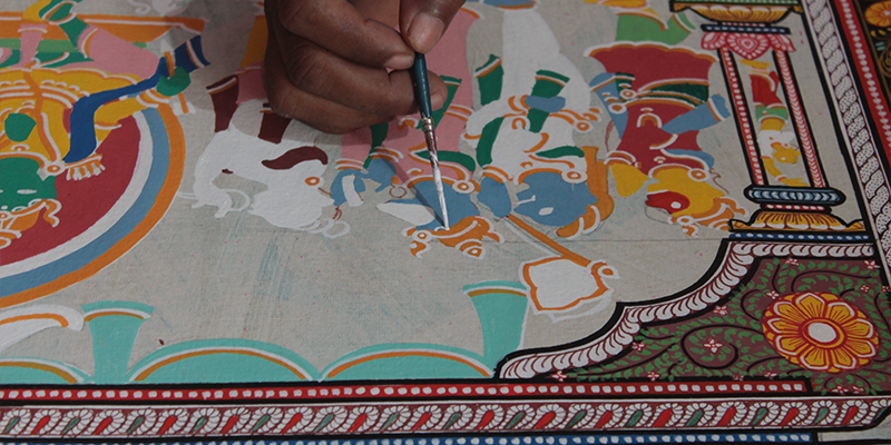 A walk through a village whose art was once selected by PM Narendra Modi for French Prez