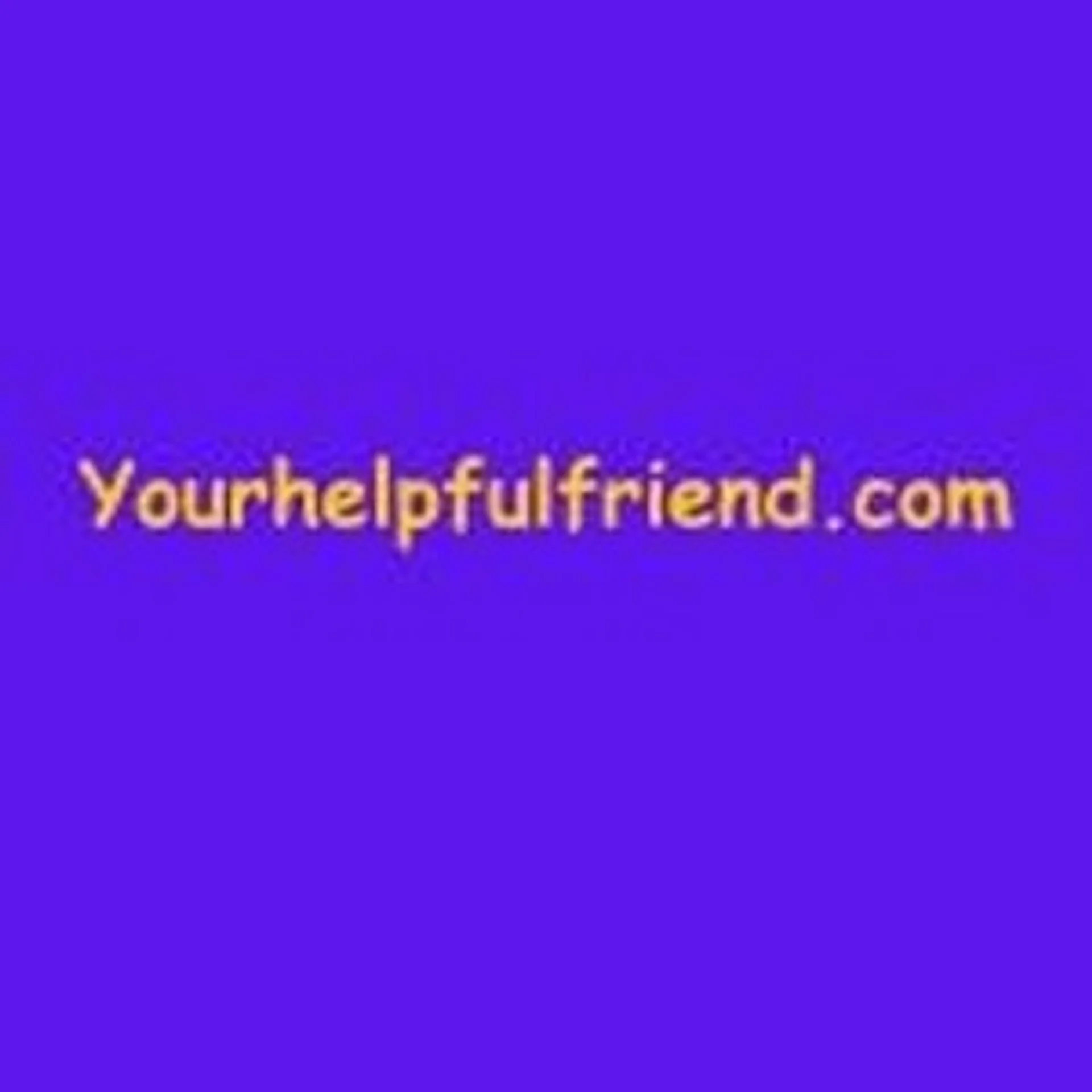 Yourhelpfulfriend.com