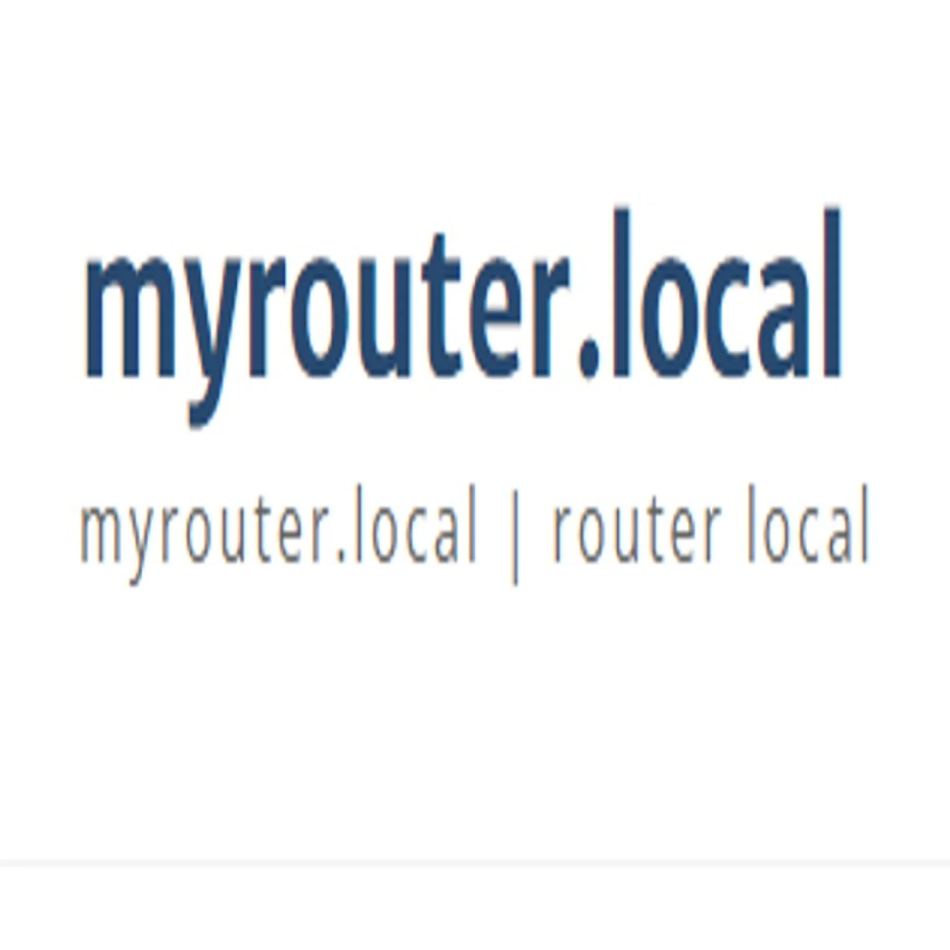 Myrouter.local