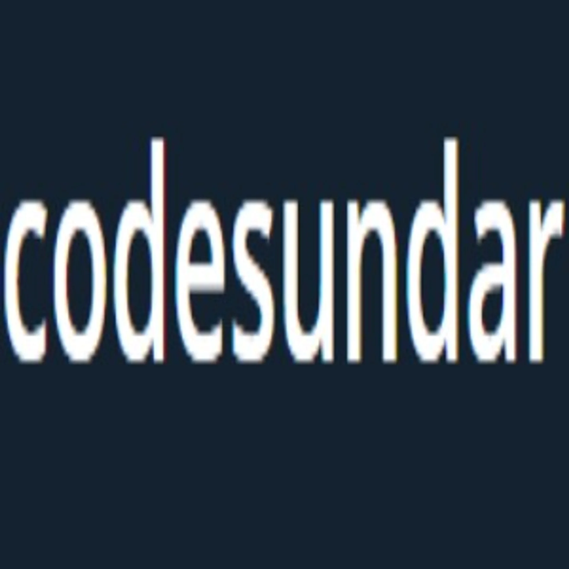 CodeSundar