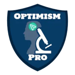 Optimism Pro logo