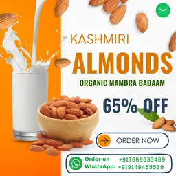 Kasmiri Almonds Mamra 
