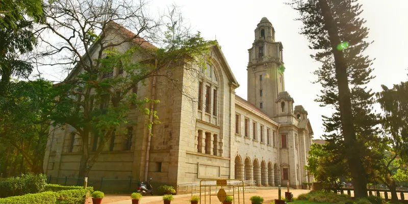 Indian Institute of Science in Bangalore, the seat of excellence in scientific research set up by the Tatas.