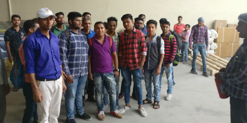 Navitas staff during a training session