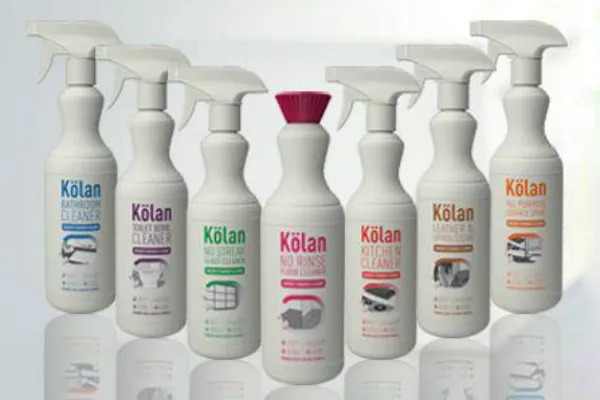 Kolan's range of cleaning products