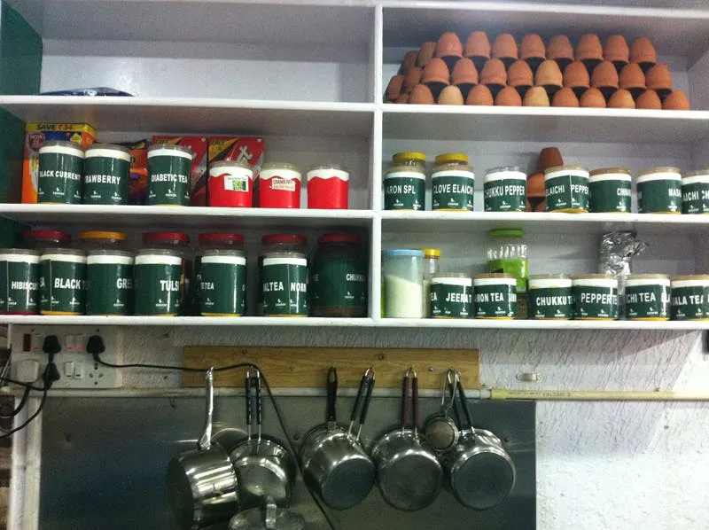 ‍The interiors of the new Sharon Tea stall.