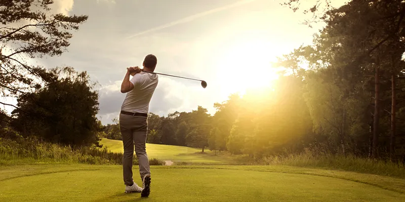 Golf offers you a great chance to spend time with nature at a pace that is quiet and comfortable