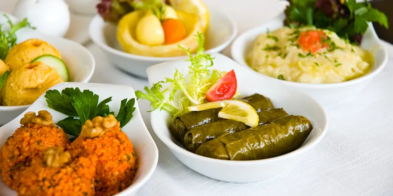 A traditional Turkish meal is replete with meat and spices