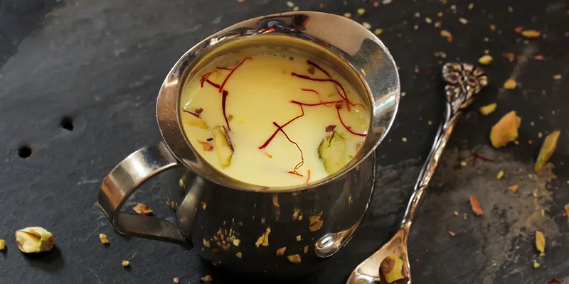 Milk Thandai is perfect for the season
