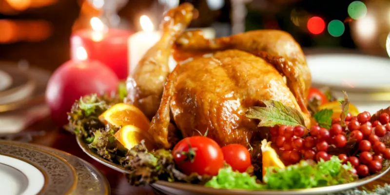 Roast turkey is a great favourite during the festive season